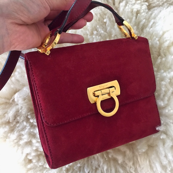 ferragamo red bag